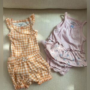 Carters newborn 2 outfits